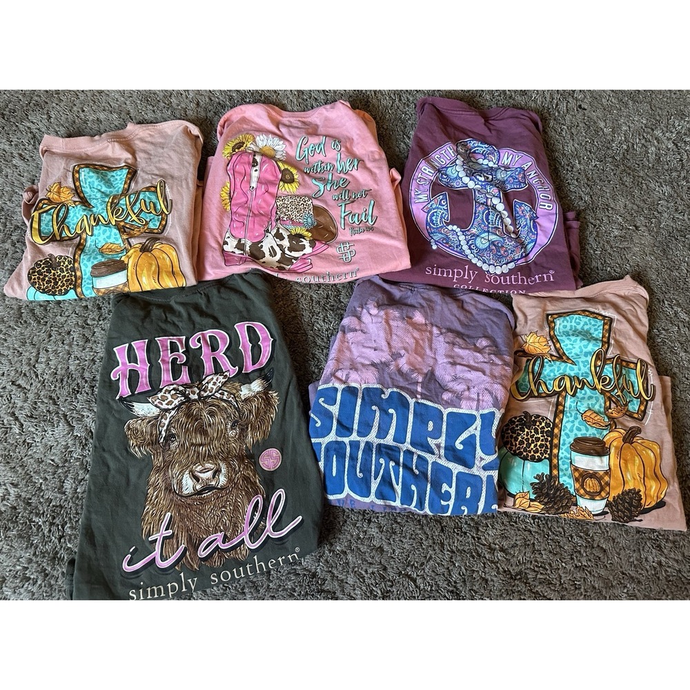 Girls Simply Southern Long Sleeve Shirts Small Medium Large